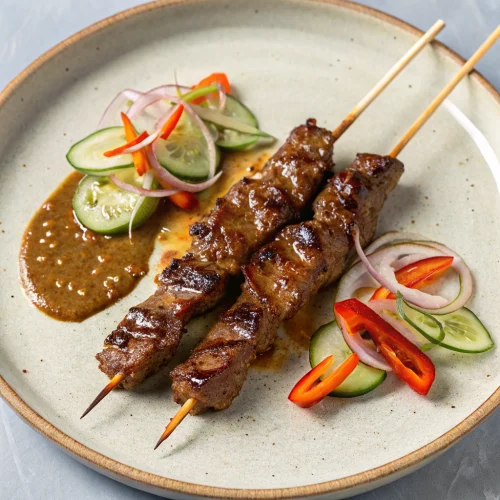 ecommerce_product_063fc2ad.webp Beef Satay with Creamy Peanut Sauce