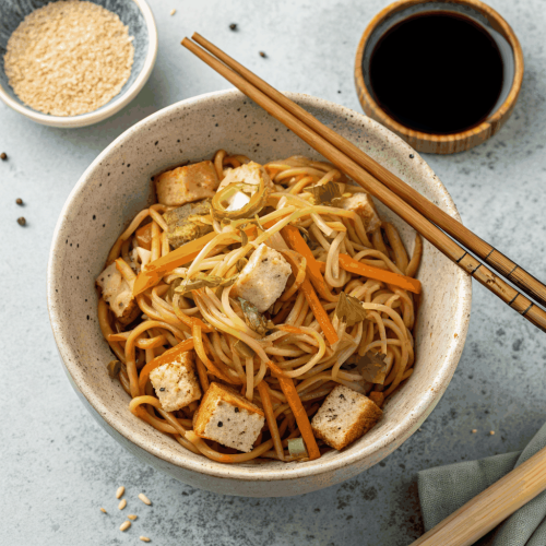 Tofu Chow Mein